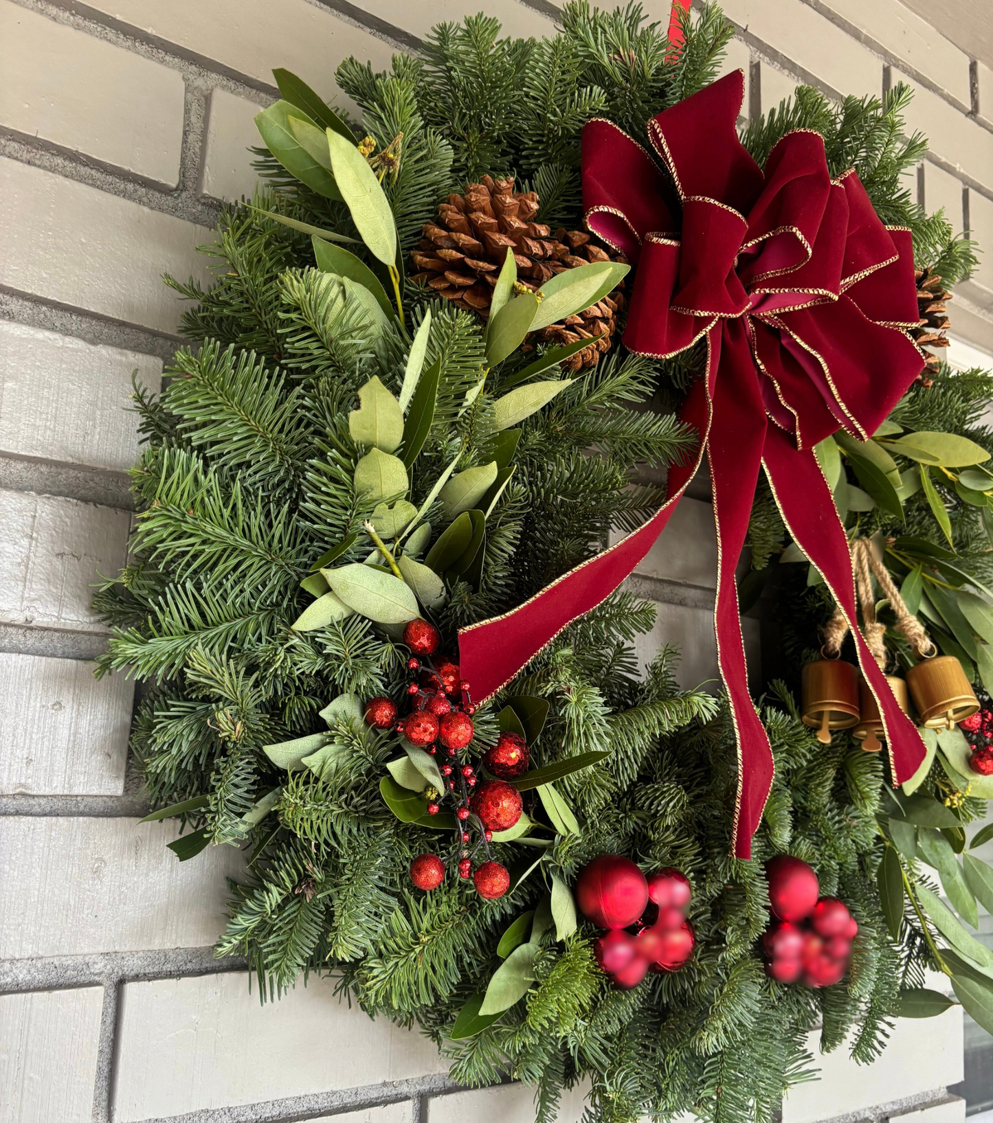Burgundy wreath