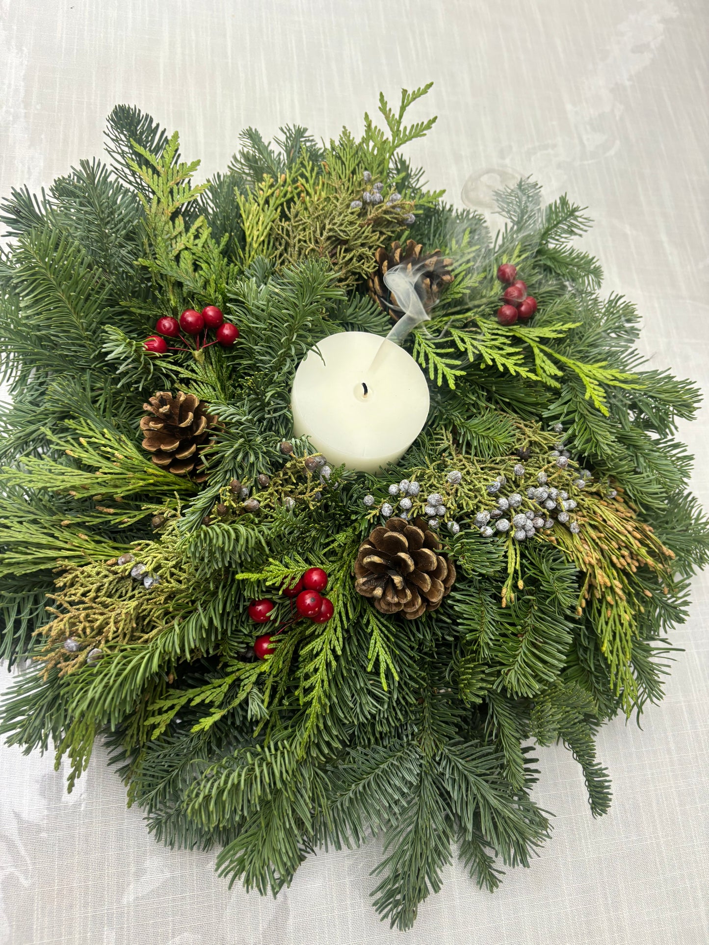 16”Christmas centerpiece