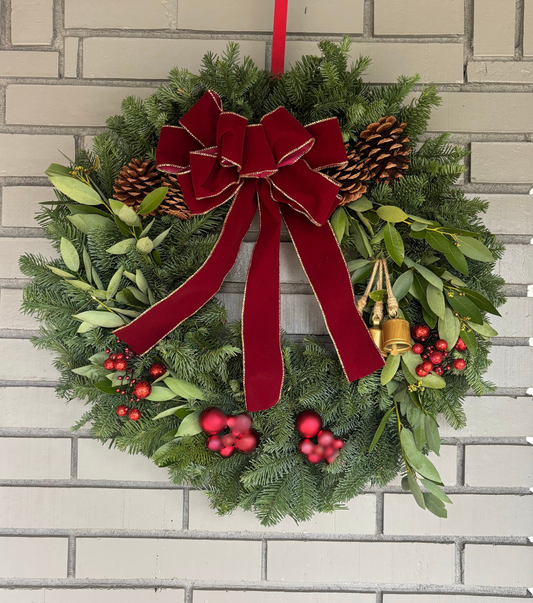 Burgundy wreath