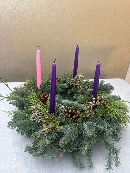 Advent Christmas wreath