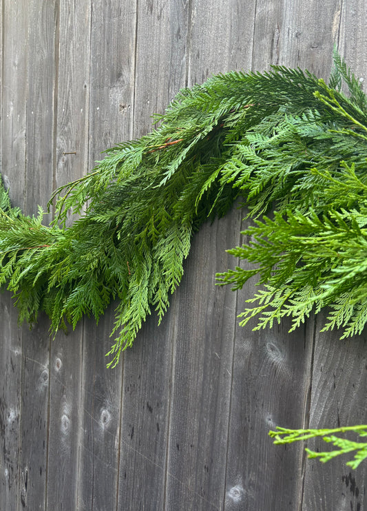 Red cedar garland