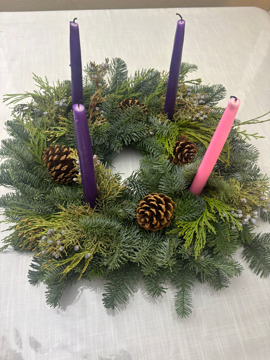 Advent Christmas wreath
