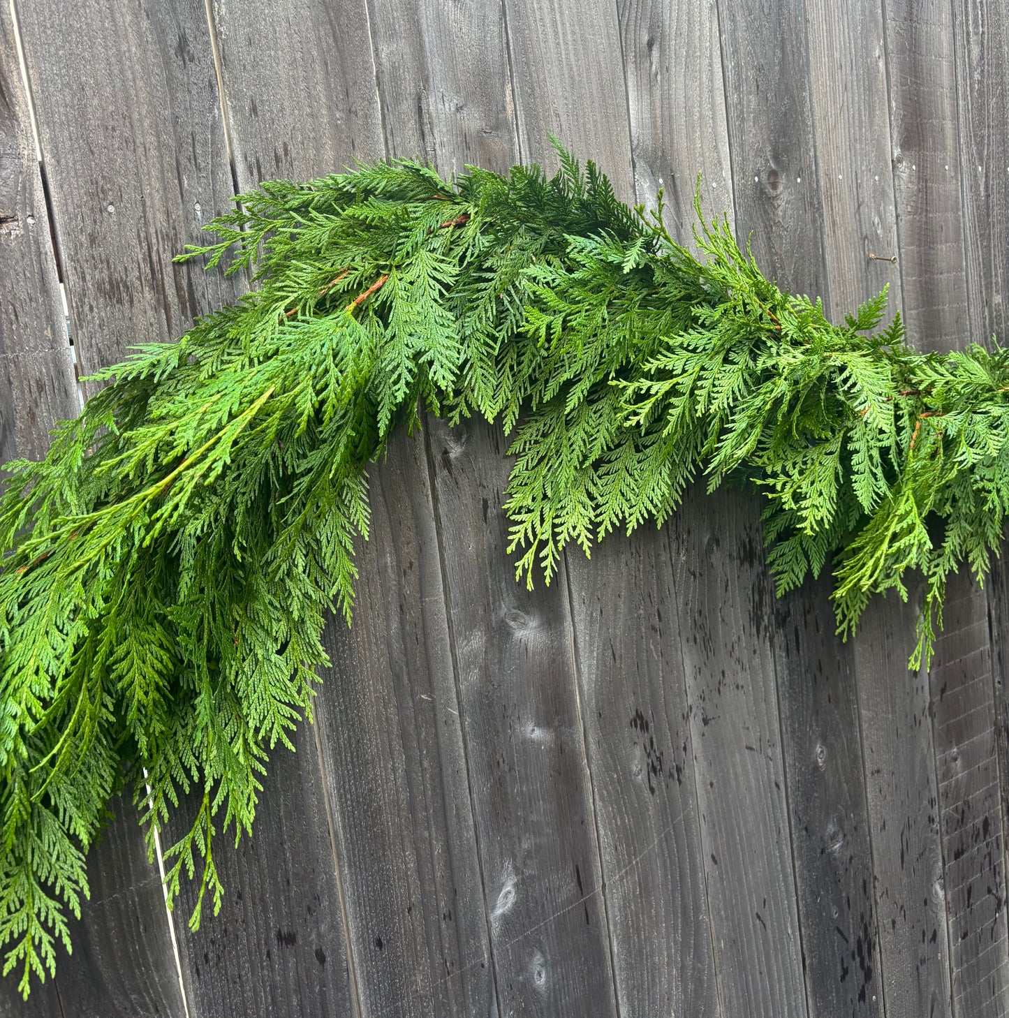 Red cedar garland