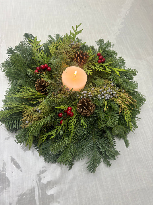 16”Christmas centerpiece