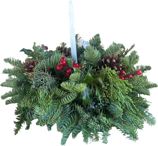 16" Winter Centerpiece