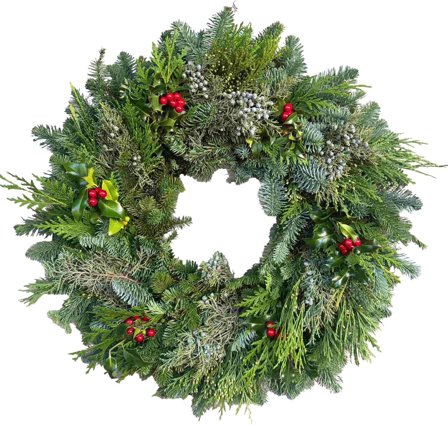 Green Holly Wreath