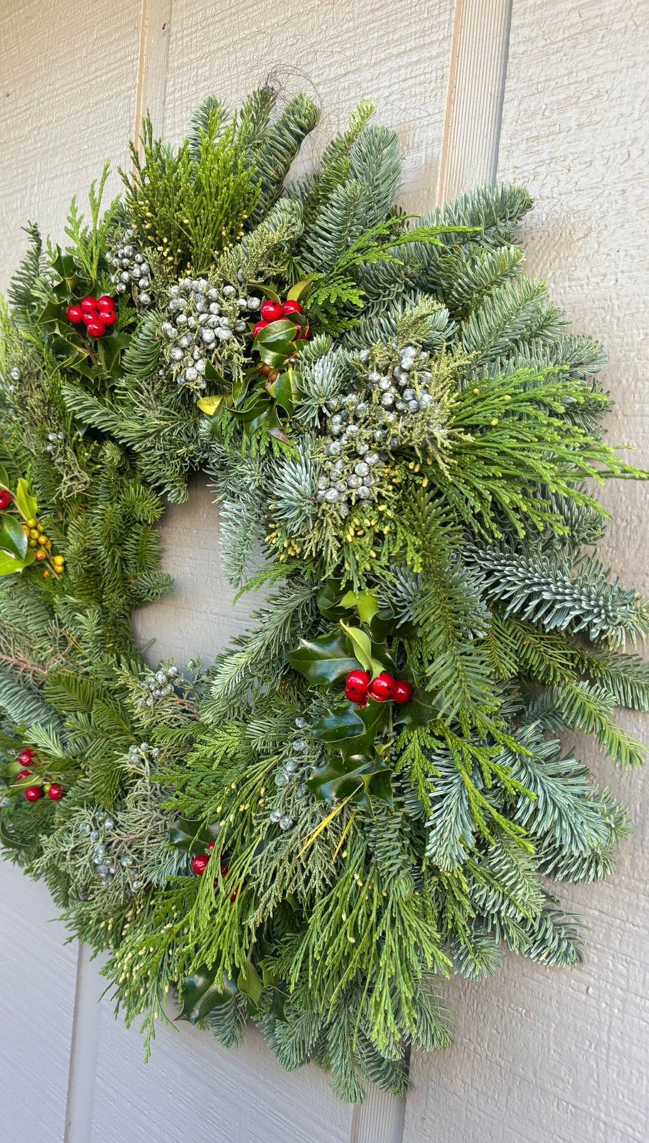Green Holly Wreath